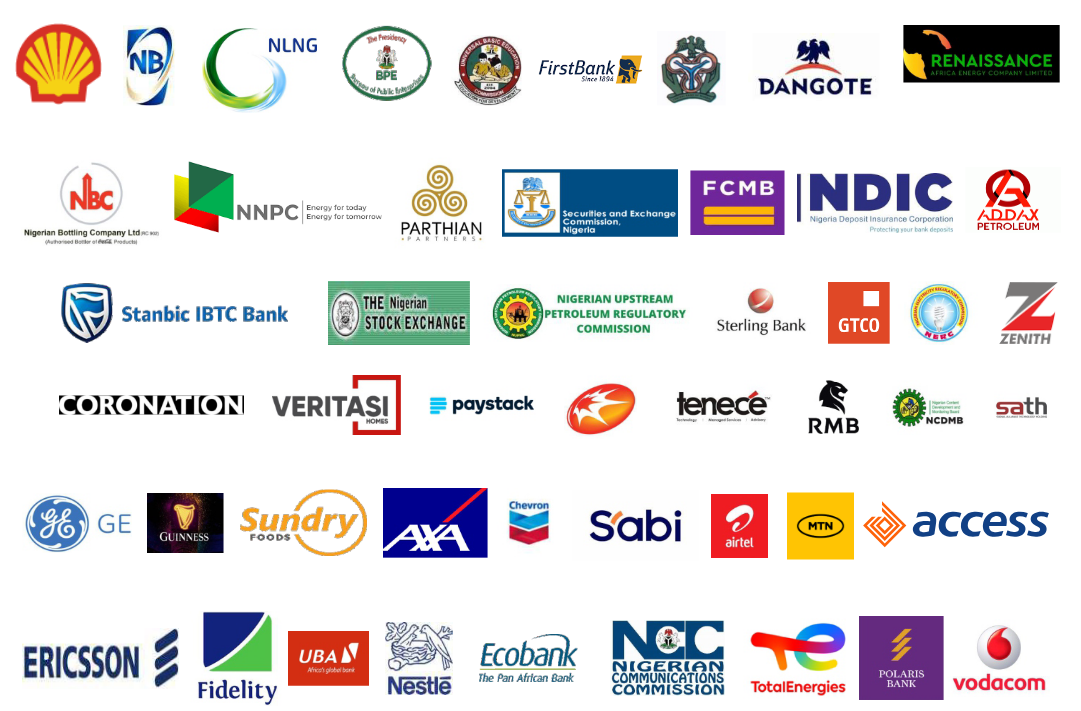 An image of brand logos of companies partnered with